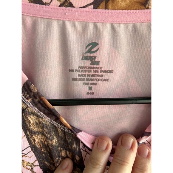 Energy Zone Pink Camo Long Sleeve Shirt - Size L - Picture 4 of 6
